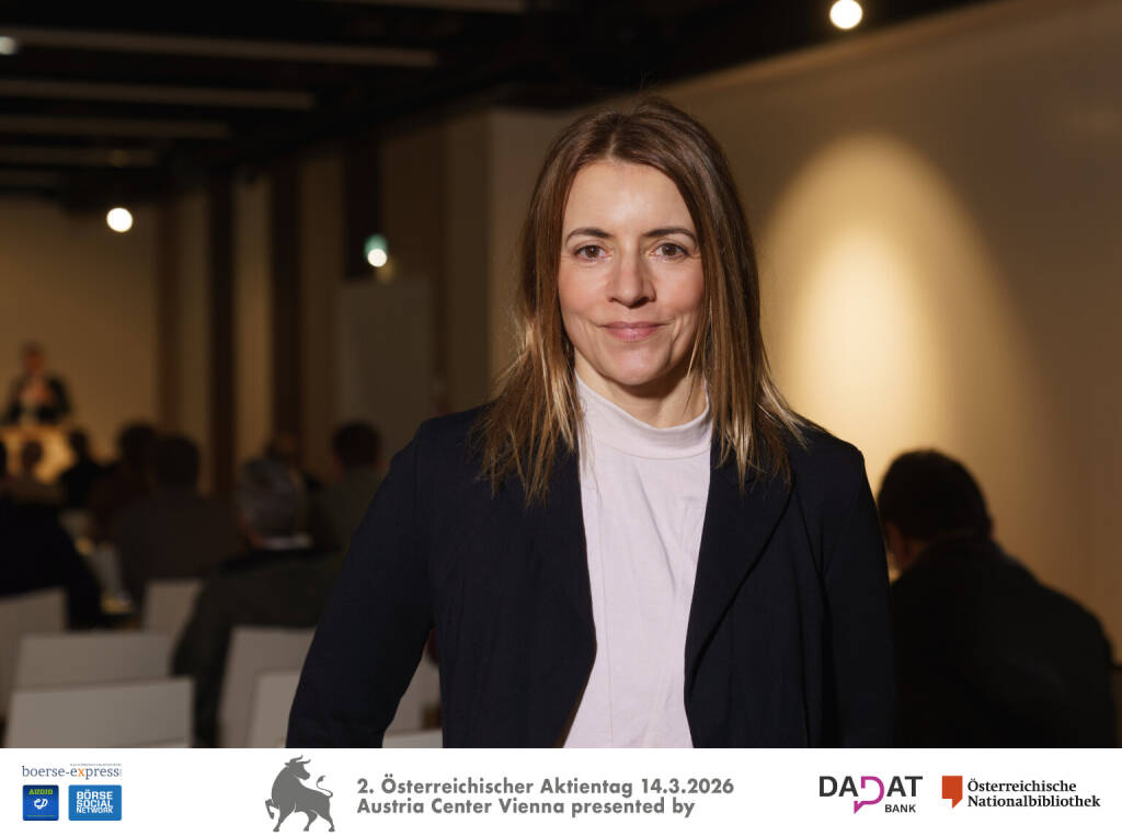 Christine Petzwinkler, Börse Social, Bild: Martina Draper für kapitalmarkt-stimme.at  (16.03.2026) 