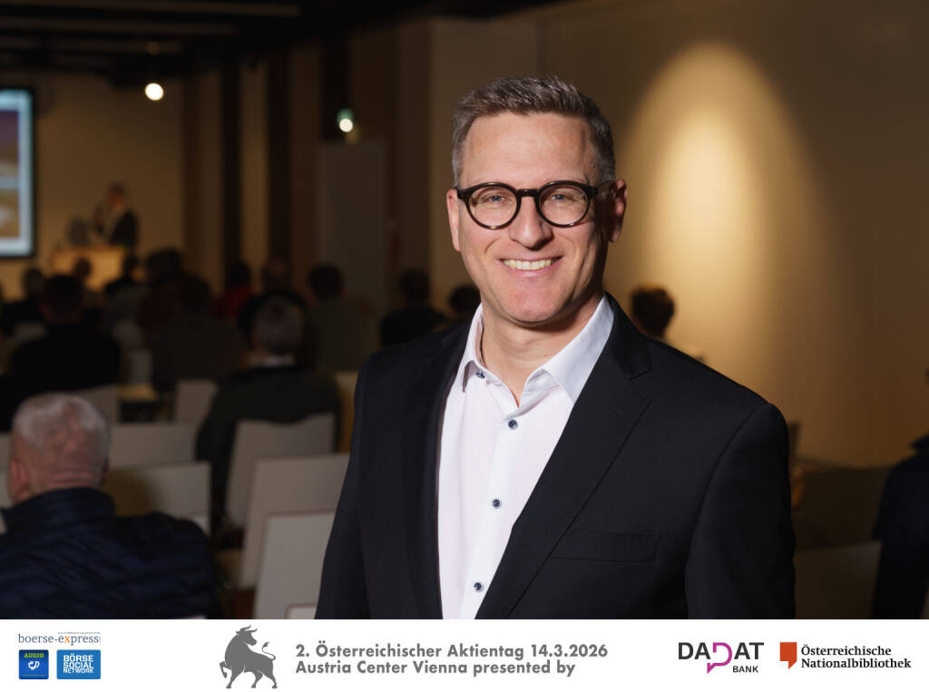 Jan Häupler, CFO oekostrom, Bild: Martina Draper für kapitalmarkt-stimme.at (16.03.2026) 