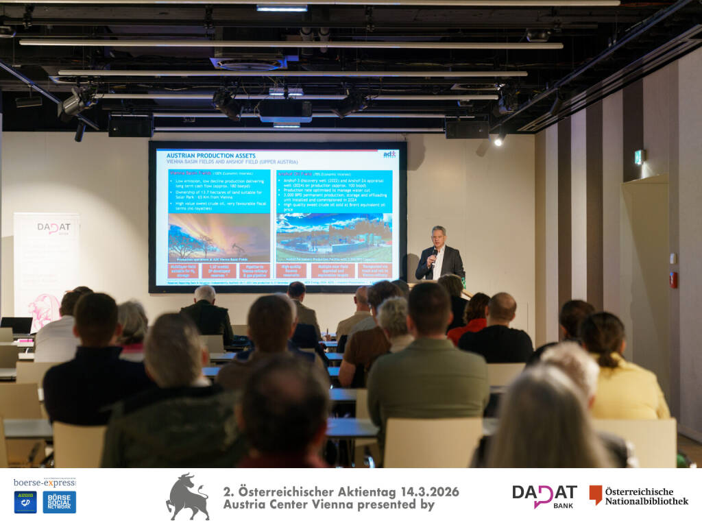 Paul Fink, CEO ADX Energy, Bild: Martina Draper für kapitalmarkt-stimme.at  (16.03.2026) 