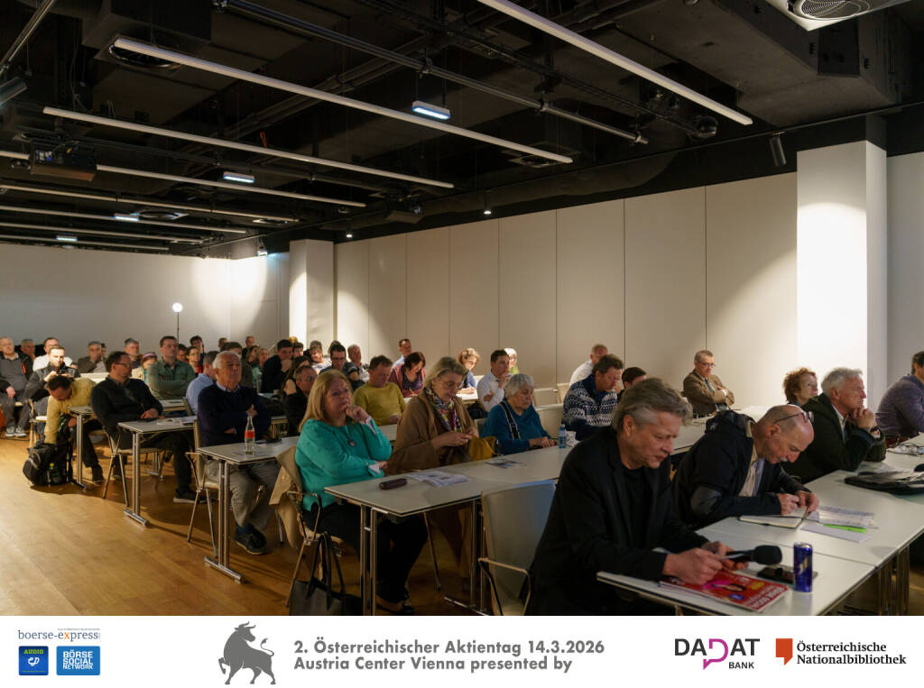 2. Österreichischer Aktientag, Publikum, Bild: Martina Draper für kapitalmarkt-stimme.at  (16.03.2026) 