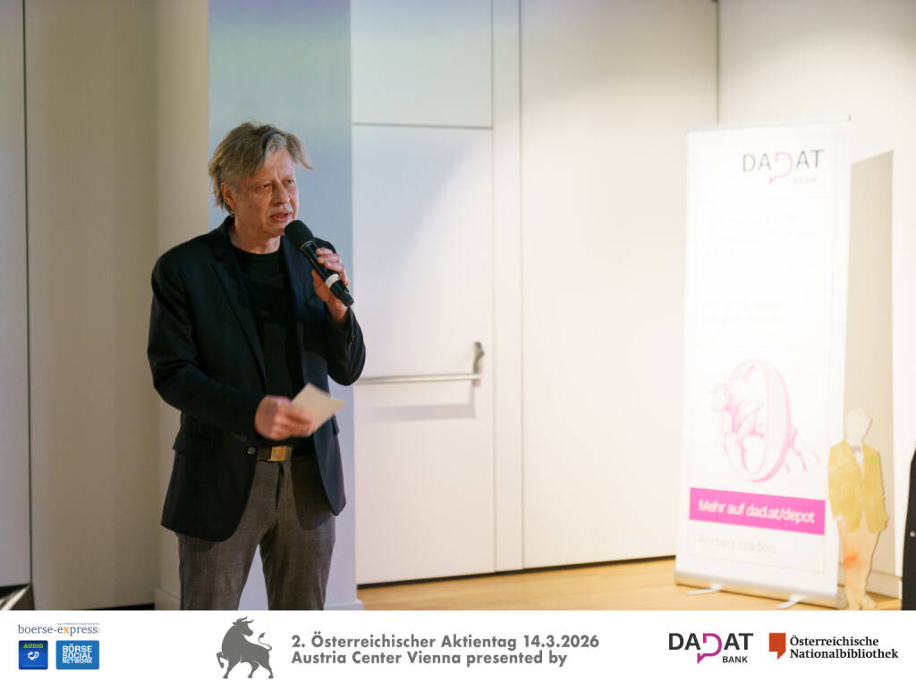 Robert Gillinger, Börse Express, Bild: Martina Draper für kapitalmarkt-stimme.at  (16.03.2026) 