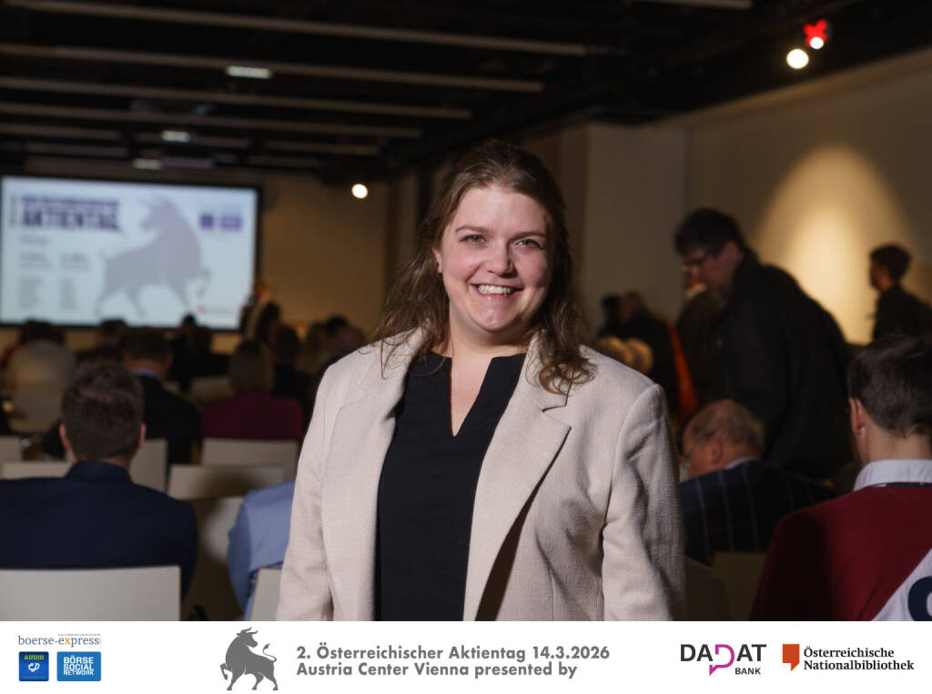 Lisa Galuska, IR Porr, Bild: Martina Draper für kapitalmarkt-stimme.at (16.03.2026) 