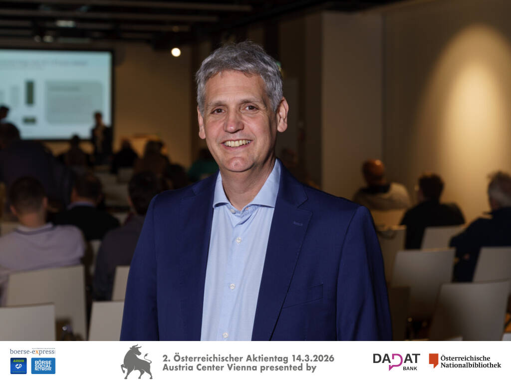 Michael Trcka, CFO WEB Windenergie, Bild: Martina Draper für kapitalmarkt-stimme.at (16.03.2026) 