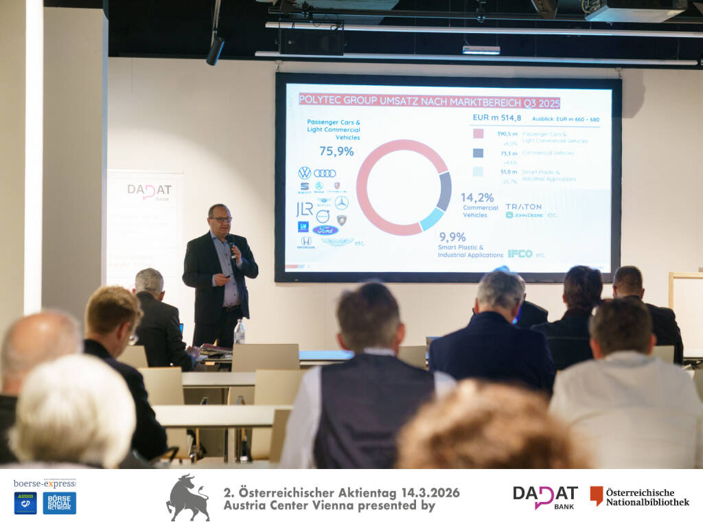 Paul Rettenbacher, IR Polytec, Bild: Martina Draper für kapitalmarkt-stimme.at  (16.03.2026) 
