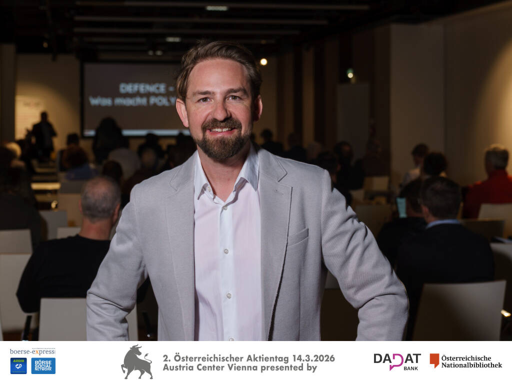 Richard Dobetsberger (wikifolio/Umbrella Strategie), Bild: Martina Draper für kapitalmarkt-stimme.at  (16.03.2026) 