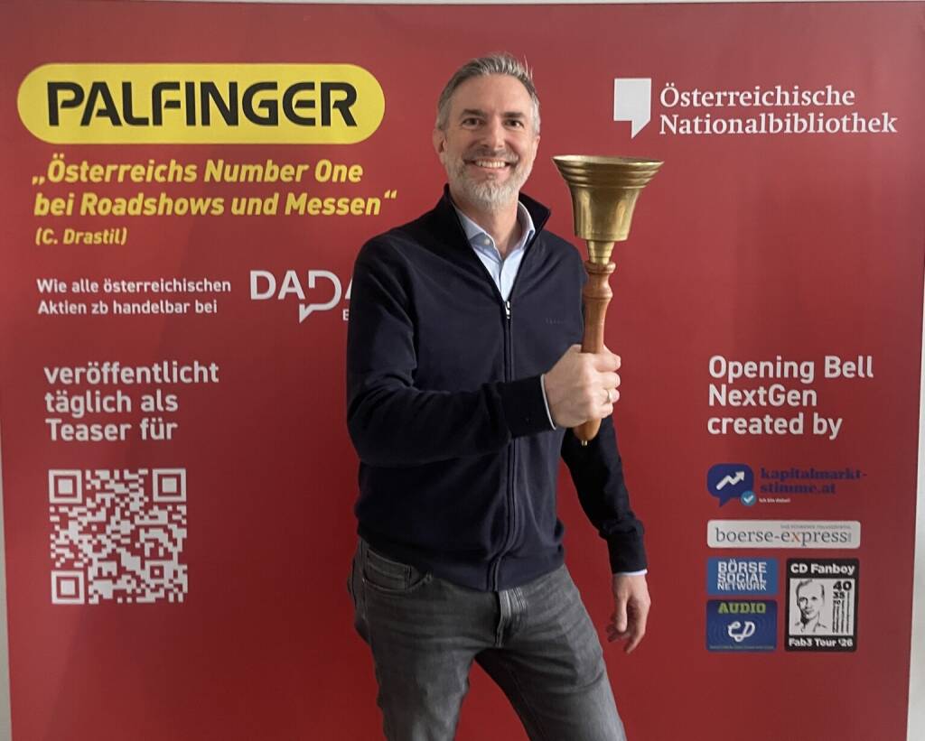 Bernd Braunstein läutet die Opening Bell für Donnerstag. Als Director Legal & Compliance verstärkt er seit kurzem unseren Number One Börseneuling 2025 Reploid
 (19.03.2026) 