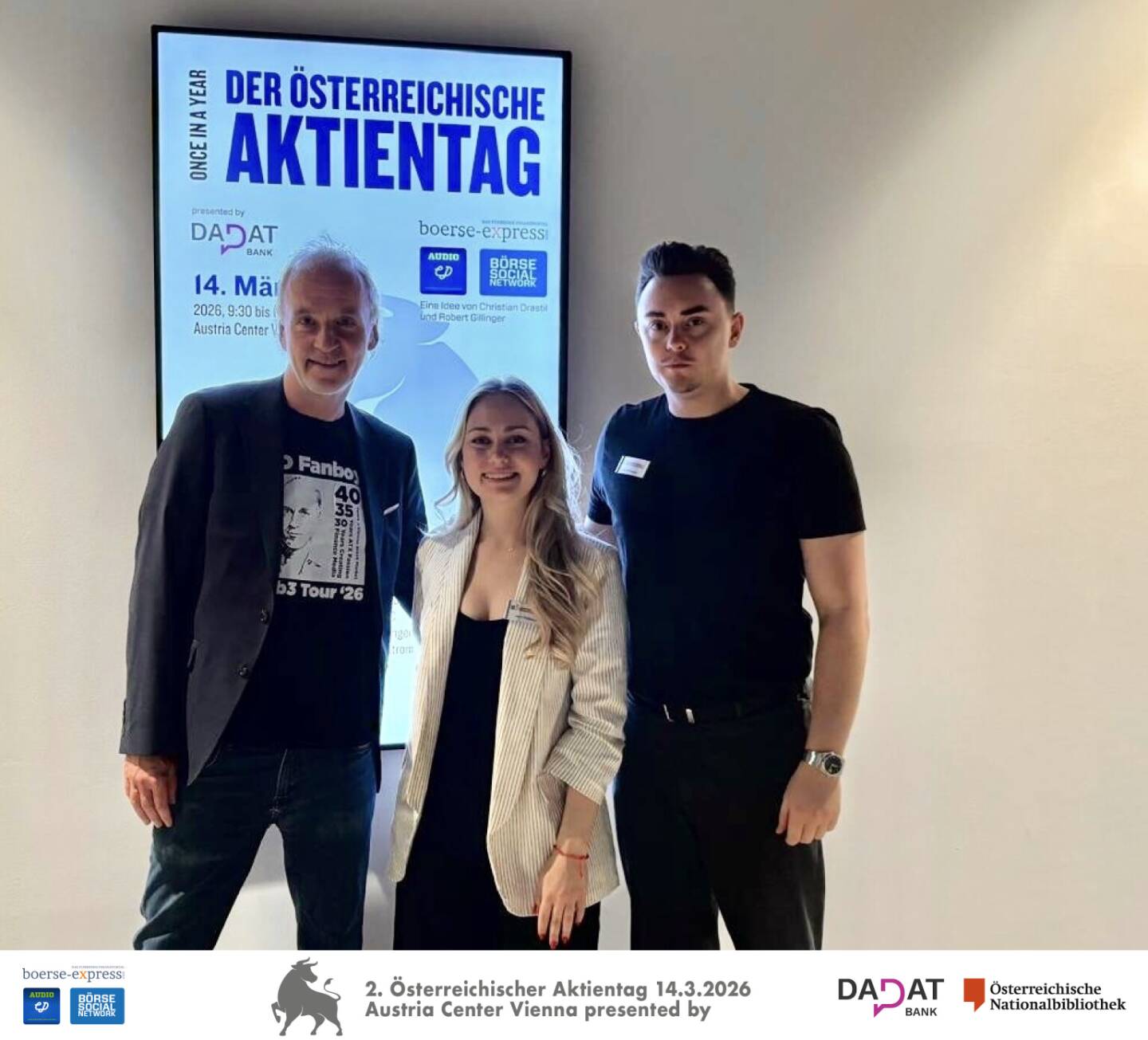 Insta-Video zum Event: Christian Drastil mit Laura und Lukas von Investier oder Verlier