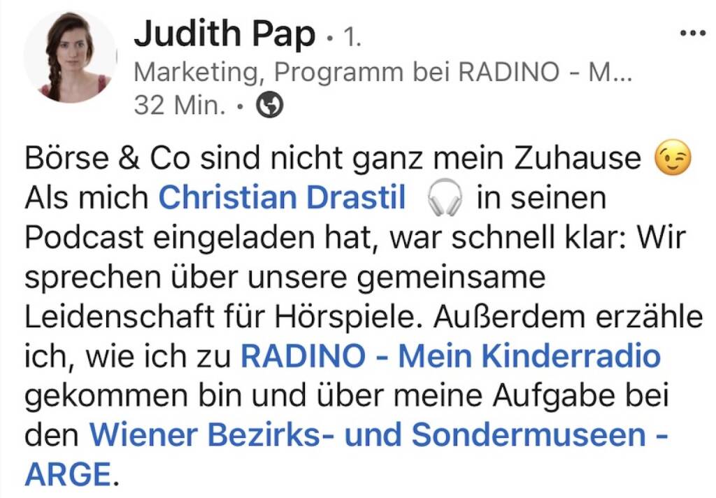 bezogen auf https://audio-cd.at/page/podcast/8659/ Judith Pap (04.05.2026) 