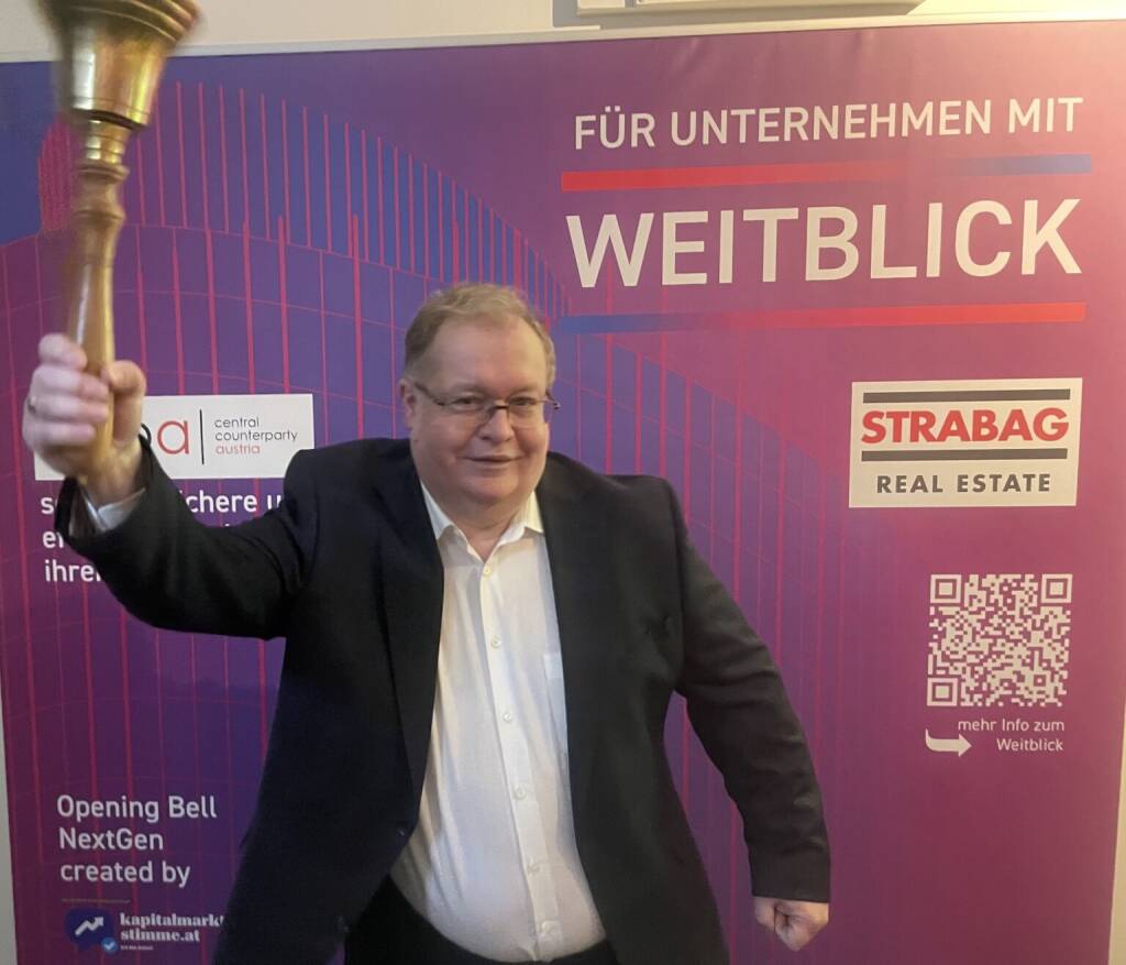 Gregor Rosinger läutet die Opening Bell für Freitag und damit für den Mai-Verfallstag. In Interviews sprach der Investor immer wieder ausführlich über den Einsatz von Optionsstrategien (15.05.2026) 