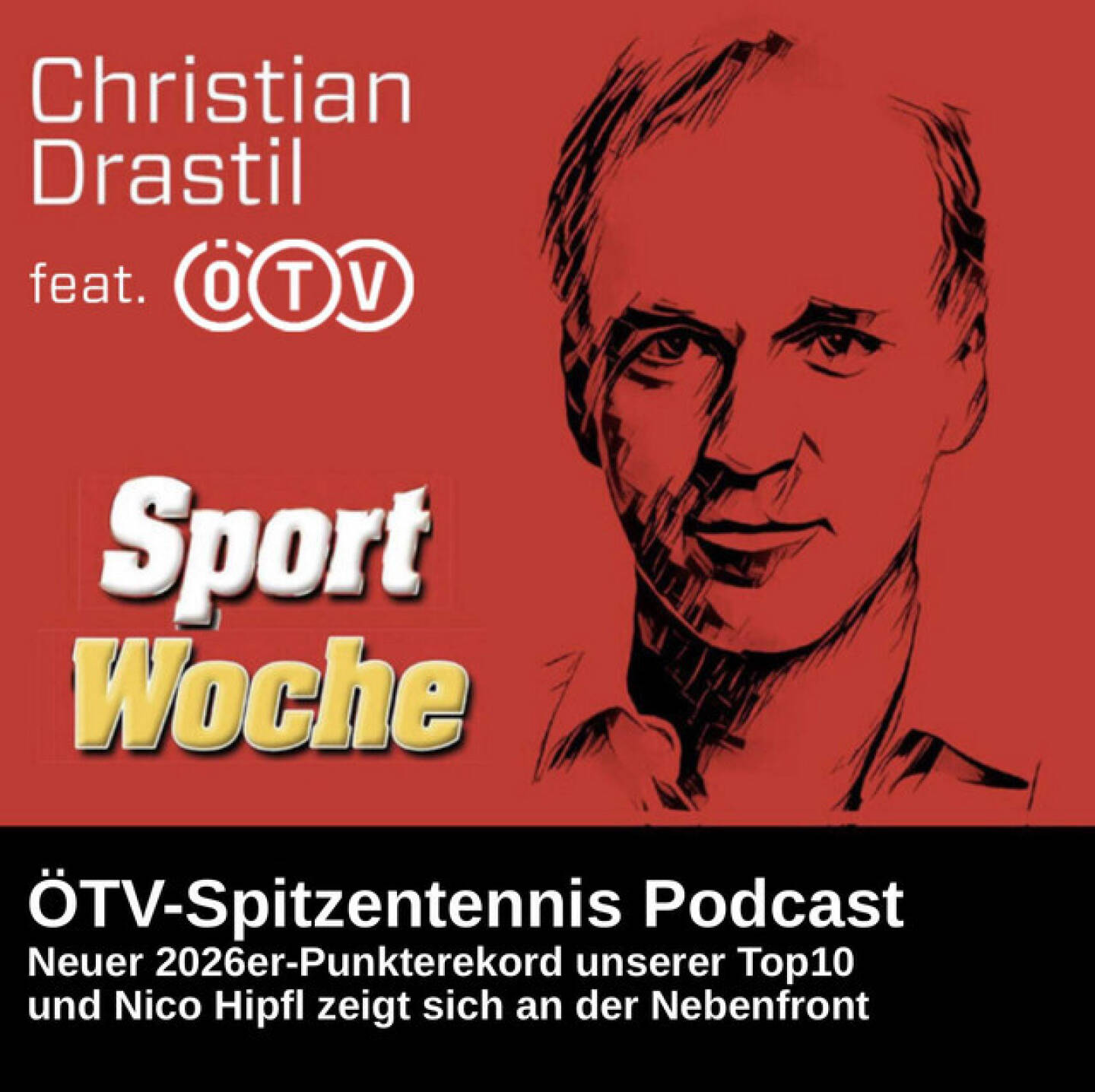 https://open.spotify.com/episode/0igEtfysu7oENVpbFCPzMV
SportWoche &Ouml;TV-Spitzentennis Podcast: Neuer 2026er-Punkterekord unserer Top10 und Nico Hipfl zeigt sich an der Nebenfront - <p>Woche 20 brachte einen weiteren Rekord im Punkte-Ranking, daf&uuml;r sorgten Lilli Tagger und Lukas Neumayer. win2day-Spieler der Woche ist erstmals jemand von ausserhalb der Top1000. <br>
<br>
SportWoche &Ouml;TV-&Ouml; Top10 seit J&auml;nner unver&auml;ndert zusammengesetzt: Julia Grabher, Sinja Kraus, Anastasia Potapova und Lili Tagger (alphabetische Reihenfolge) bei den Damen sowie Sandro Kopp, Filip Misolic, Lukas Neumayer, Sebastian Ofner, Jurij Rodionov und Joel Schw&auml;rzler bei den Herren sind WTA/ATP-&uuml;bergreifend die Top10 aktuell. In welcher Reihenfolge, das wird im Podcast verraten. <br>
<br>
<a href=https://mumak.me target=_blank>https://mumak.me</a><br>
<a href=https://www.win2day.at target=_blank>https://www.win2day.at</a><br>
<br>
<a href=https://www.audio-cd.at/oetv-spitzentennis target=_blank>https://www.audio-cd.at/oetv-spitzentennis</a><br>
<a href=http://www.sportgeschichte.at/oetv target=_blank>http://www.sportgeschichte.at/oetv</a><br>
Inside In, der &Ouml;TV-Podcast: <a href=https://open.spotify.com/show/7KNsgeD8XyXTsAgCFKfI7Y target=_blank>https://open.spotify.com/show/7KNsgeD8XyXTsAgCFKfI7Y</a> <br>
<a href=https://www.oetv.at target=_blank>https://www.oetv.at</a><br>
Quelle Rankings: Live-Rankings von live-tennis.eu<br>
<br>
Die Marke, Patent, Rechte und das Archiv der SportWoche wurden 2017 von Christian Drastil Comm. erworben, Mehr unter <a href=http://www.sportgeschichte.at target=_blank>http://www.sportgeschichte.at</a> . Der neue SportWoche Podcast ist eingebettet in &bdquo; Wiener B&ouml;rse, Sport, Musik (und mehr)&ldquo; auf <a href=http://www.audio-cd.at target=_blank>http://www.audio-cd.at</a>  und erscheint, wie es in Name SportWoche auch drinsteckt, w&ouml;chentlich. Bewertungen bei Spotify oder Apple machen mir Freude: <a href=http://www.audio-cd.at/spotify target=_blank>http://www.audio-cd.at/spotify</a> , <a href=http://www.audio-cd.at/apple target=_blank>http://www.audio-cd.at/apple</a> . </p>