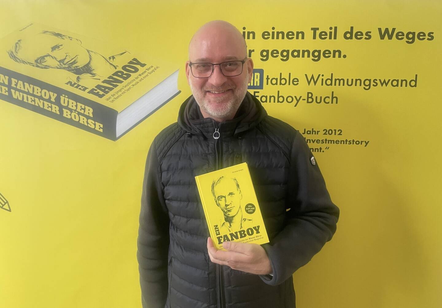 Hans Lang mit dem Fanboy-Buch
