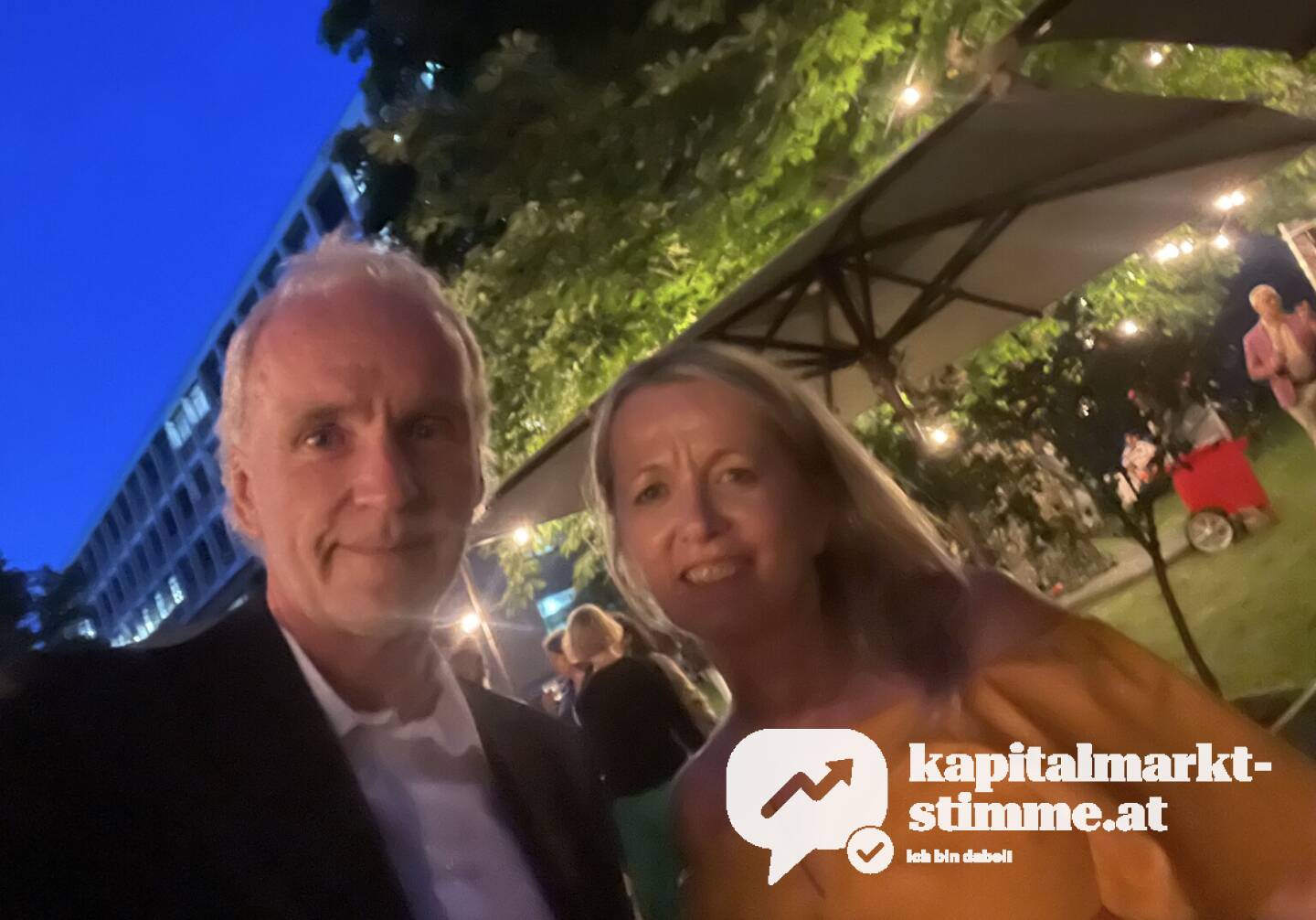 Mit Kathrin Gulnerits beim JTI Jahrmarkt der Eitelkeiten