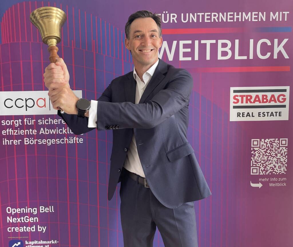 Thomas Bobek läutet die Opening Bell für Montag. Als Head of Private Markets der Erste Asset Management hat er unlängst den Erste Private Markets Evergreen Eltif aufgelegt
 (08.06.2026) 