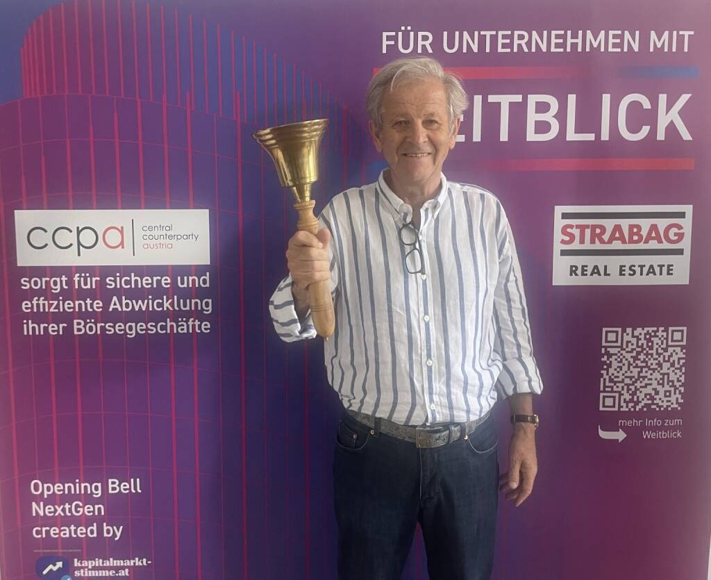 Eduard Zehetner läutet die Opening Bell für Dienstag. Der Hall of Famer des Österreichischen Kapitalmarkts (Telekom Austria, RHI, Immofinanz Immoeast) lässt die Finanzmarktszene herzlichst grüssen (09.06.2026) 