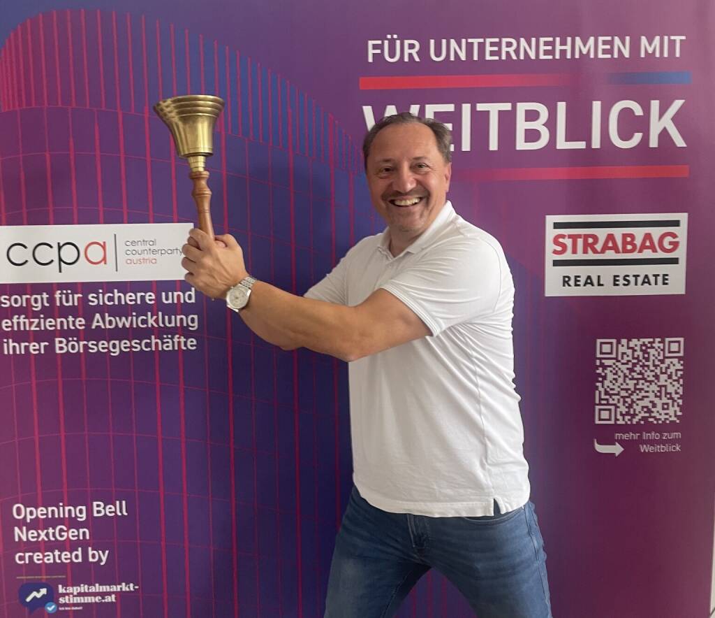 Mirko Lukic läutet die Opening Bell für Dienstag. Der Ex-Händler freut sich natürlich über Marktphasen wie diese und er wird auch beim nächsten Song unter audio-cd.at/music als Vocal Performer dabei sein (16.06.2026) 