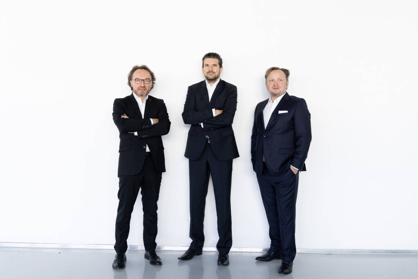 Emerald Horizon Management, DI Dr. Mario J. M&uuml;ller (Vice President R&D), MMag. Philipp P&ouml;lzl (Vice President Operations), Florian Wagner (CEO), &copy; Wolf