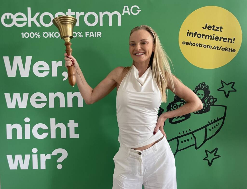 Julia Bunz läutet mit der Opening Bell für Mittwoch die neue Season presented by oekostrom AG ein. Die Ex-Bankerin ist Founder und Managing Director von One Villas e.u., dazu wird am Freitag ein Börsepeople Podcast gesendet (15.07.2026) 