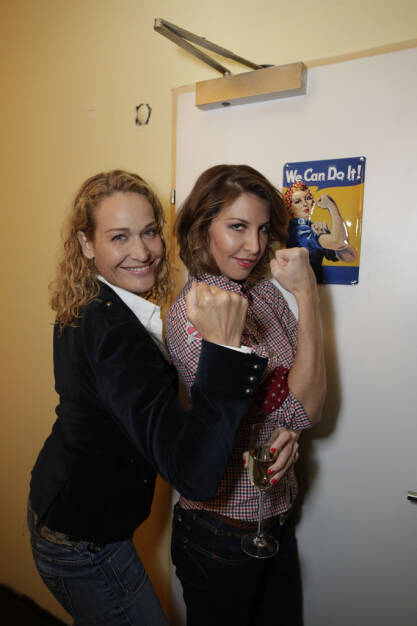 Christine Giuliani (TV-Lady), Cathy Zimmermann (Moderatorin), © leisure.at/Stefan Joham (20.09.2013) 